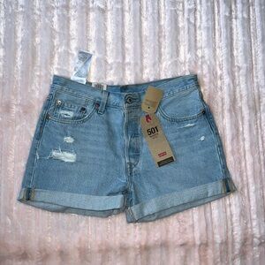 Levis 501 Shorts Womens